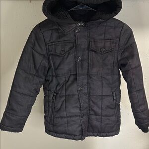 Men's Black Quilted Jacket